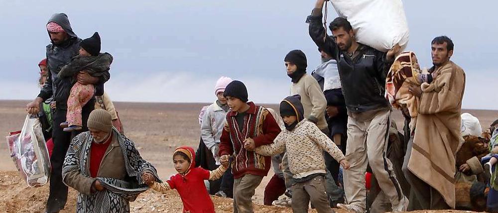 Besonders viele Menschen flohen aus Syrien.