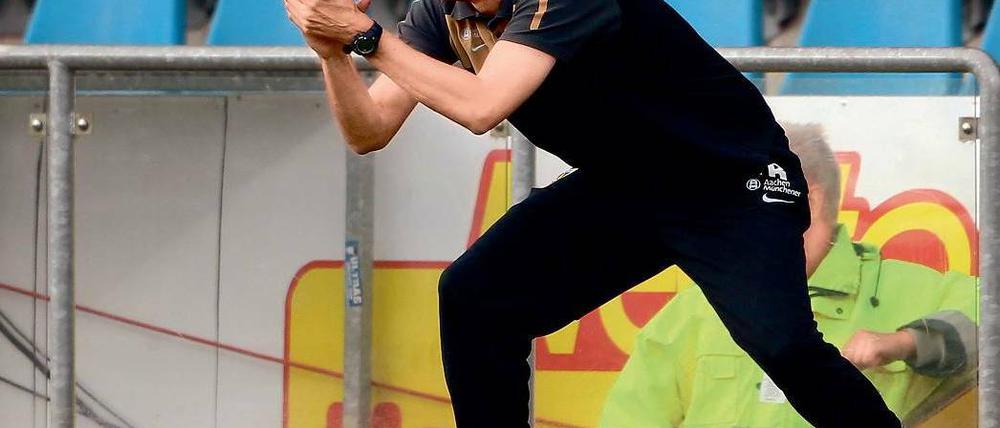 Peter Hyballa, 38, war Cheftrainer bei Alemannia Aachen und Sturm Graz sowie Ko-Trainer bei Bayer Leverkusen. Zurzeit betreut er Leverkusens U-19-Team.