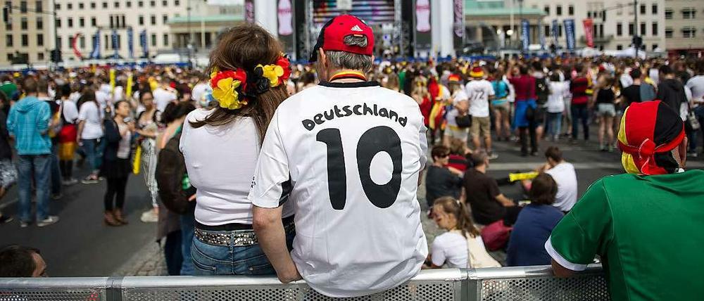 Zumindest auf der Fanmeile gab es mit der Genehmigung für das Public Viewing keine Probleme.