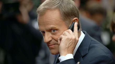 Ministerpräsident Donald Tusk gerät durch den Abhörskandal unter Druck.