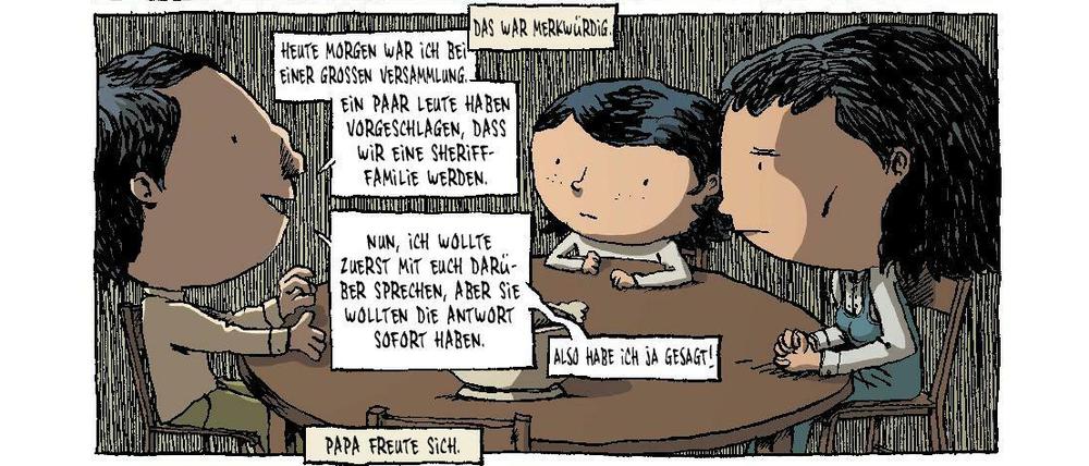 Familienschicksal. Eine Seite aus dem besprochenen Buch.