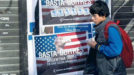 Stresstest. Argentinien empört sich über die als Geier („buitres“) verschrieenen US-Hedgefonds. 