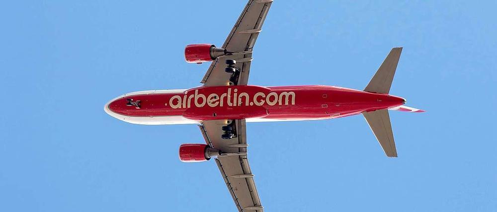 Kein Überflieger. Ohne den Großaktionär Etihad wäre Air Berlin wohl längst Geschichte.