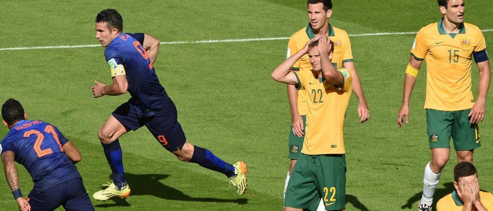 Van Persie - wer sonst? Der Stürmerstar erzielte den zwischenzeitlichen Ausgleich.