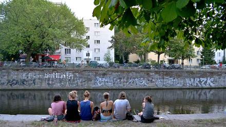 Landwehrkanal. Immer eine gute Wahl zum sommerlichen Draußensitzen.
