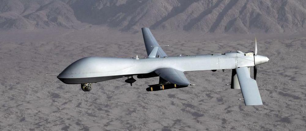 Eine Drohne von Typ MQ-1 Predator der US Air Force.