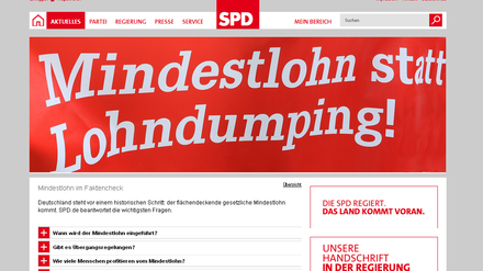 Von der Linkspartei lernen? Faktencheck der SPD im Internet