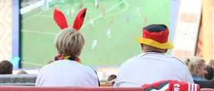 Auch in der "Alten Försterei" in Berlin waren die Fans live dabei.