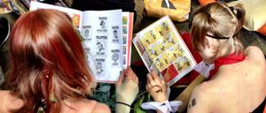 Lesestoff. Am Sonntag endete nach vier Tagen der Internationale Comic-Salon Erlangen - mit 25.000 offiziell gezählten Besuchern.