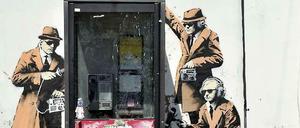 Der Streetart-Künstler Banksy nimmt schon länger die Überwachungspraktiken des GCHQ aufs Korn.