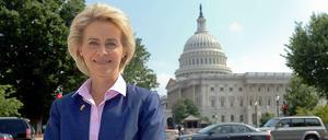 Verteidigungsministerin Ursula von der Leyen. Hier allerdings vor dem Kongress in Washington und nicht in Brüssel.