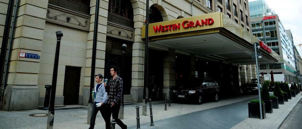 Traditionshaus in Berlin. Das Westin Grand in der Friedrichstraße.