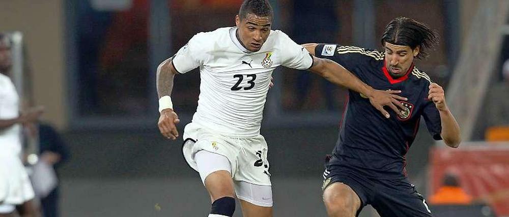 Thronfolger und Nachfolger: Die Rolle, die Kevin-Prince Boateng (l.) zugedacht war, hat nun Sami Khedira.
