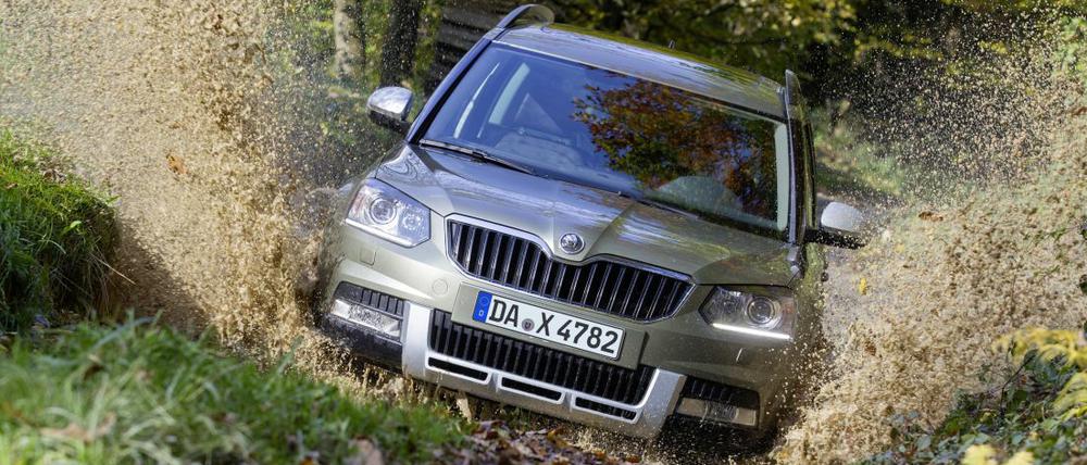 Möglichkeiten: Auch wenn in Deutschland wohl niemand unter Extrembedingungen unterwegs ist - mit dem Skoda Yeti 4x4 könnte, wer wollte.