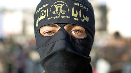 Bereit zum Sterben. Ein islamischer Terrorist.