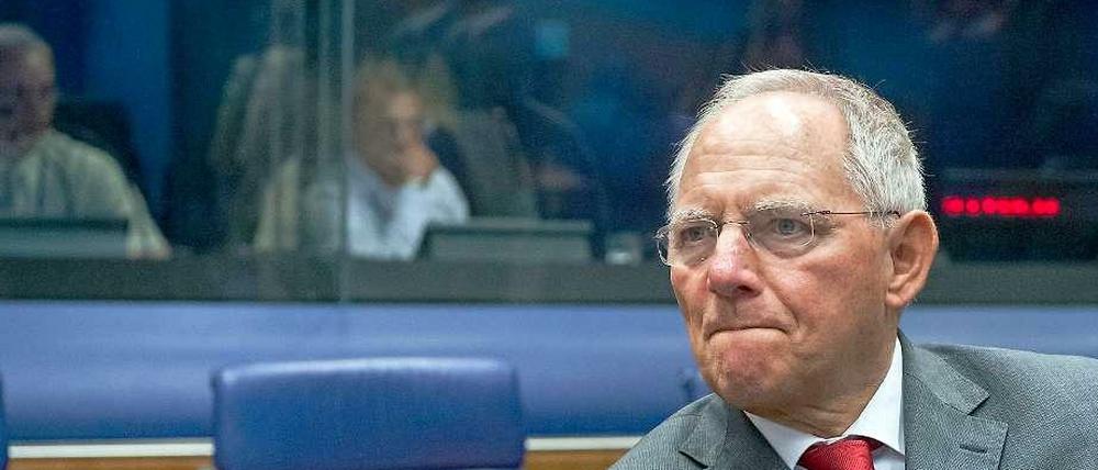 Finanzminister Wolfgang Schäuble.