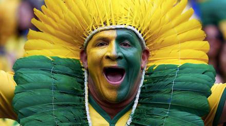 Fan in Brasilien.