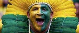Fan in Brasilien.