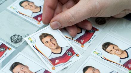Kleb' mir einen: Der beliebteste deutsche Spieler bei den Panini-Sammlern ist nicht Mario Götze. 