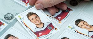 Kleb' mir einen: Der beliebteste deutsche Spieler bei den Panini-Sammlern ist nicht Mario Götze. 