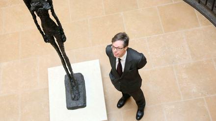 Olivier Berggruen in den Räumen des wiedereröffneten Museums Berggruen in Berlin. 