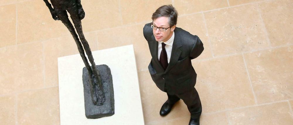 Olivier Berggruen in den Räumen des wiedereröffneten Museums Berggruen in Berlin.