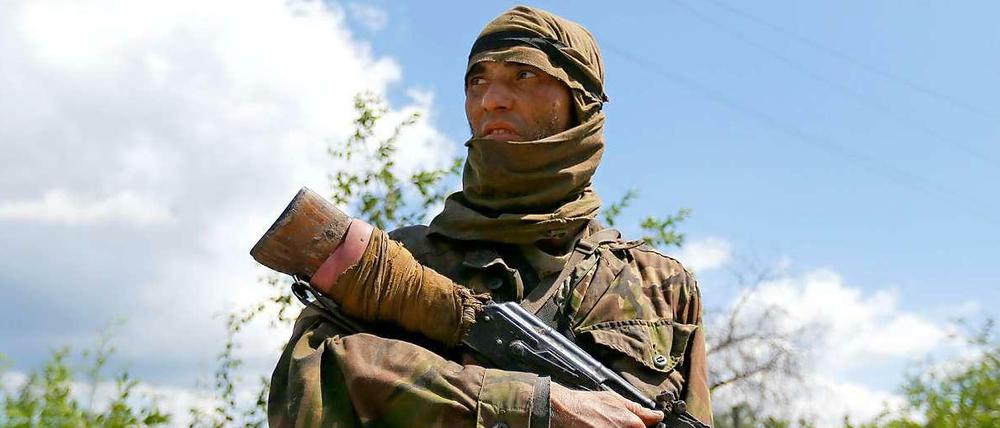 Die Rebellen in Donezk im Osten der Ukraine haben sich zu einer Feuerpause bereiterklärt.