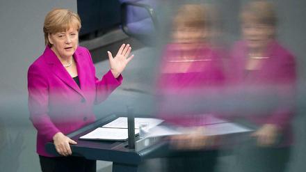 Bundeskanzlerin Angela Merkel (CDU).