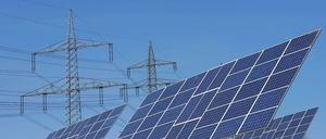 Eine Solaranlage in Bad Wildungen. 