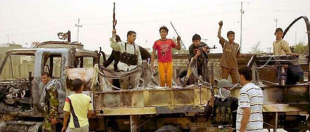 Die Extremistengruppe Isis ist im Irak weiter auf dem Vormarsch.
