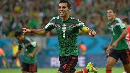 Traf zum 1:0 für Mexiko: Rafael Marquez.