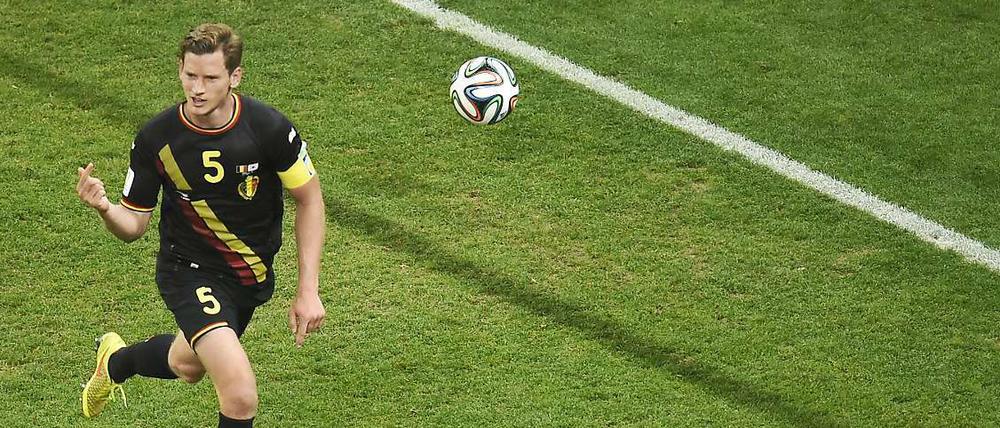 Jan Vertonghen bejubelt sein Tor zum 1:0.