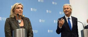 Geert Wilders und Marine Le Pen.
