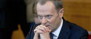 In der Klemme: Polens Regierungschef Donald Tusk.