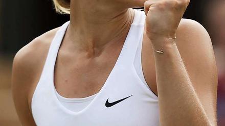 Geballte Entschlossenheit. Sabine Lisicki.