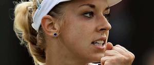 Geballte Entschlossenheit. Sabine Lisicki.