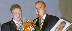 Frank Henkel und Ingo Schmitt im Jahr 2007 - damals war Schmitt noch CDU-Parteichef in Berlin.
