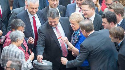 Bundeswirtschafts- und Energieminister Sigmar Gabriel (SPD) am Freitag im Bundestag.