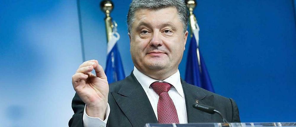 Der ukrainische Präsident Petro Poroschenko.