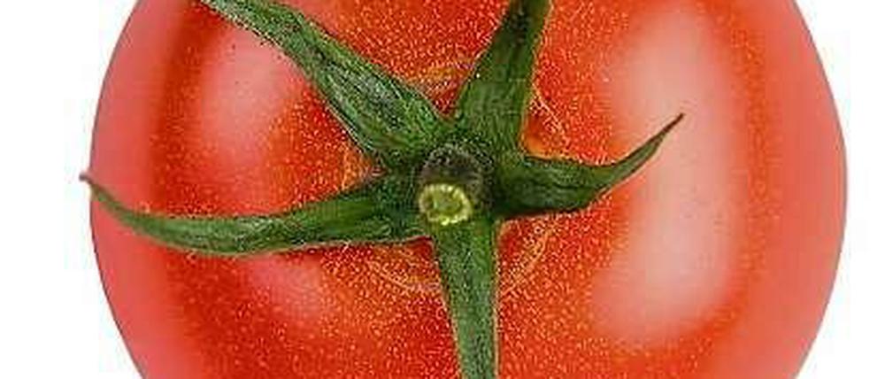 Eine Tomate.