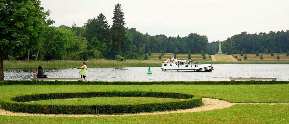 Beste Aussuchten. Der Park von Schloss Rheinsberg.