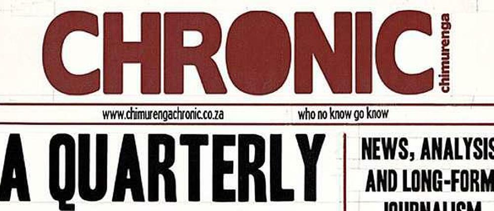 Die "Chimurenga Chronic" im Muster-Layout.