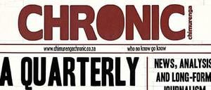 Die "Chimurenga Chronic" im Muster-Layout.