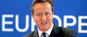 David Cameron in Brüssel