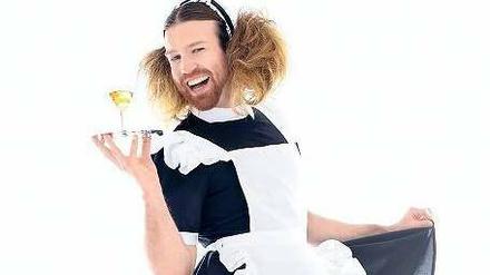 Spiel mit den Rollen. Der bärtige Muskelmann Richard Magarey, der sich Ladybeard nennt, facht die Debatten der verunsicherten Gesellschaft weiter an. 