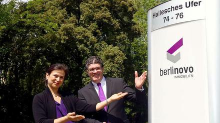 Wohnungen zu verkaufen! Roland Stauber und Kira Baitalskaia leiten die geschäfte der Berlinovo.