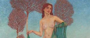 Heinrich Vogeler: Kommender Frühling, 1909Öl auf LeinwandPrivatbesitz