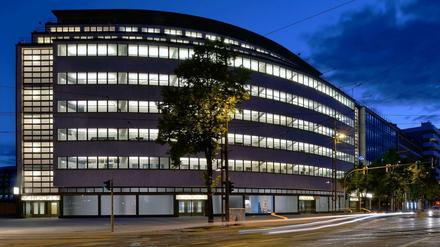 Das ehemalige Schocken-Kaufhaus in Chemnitz. Heute beherbergt es das "Staatliche Museum für Archäologie".