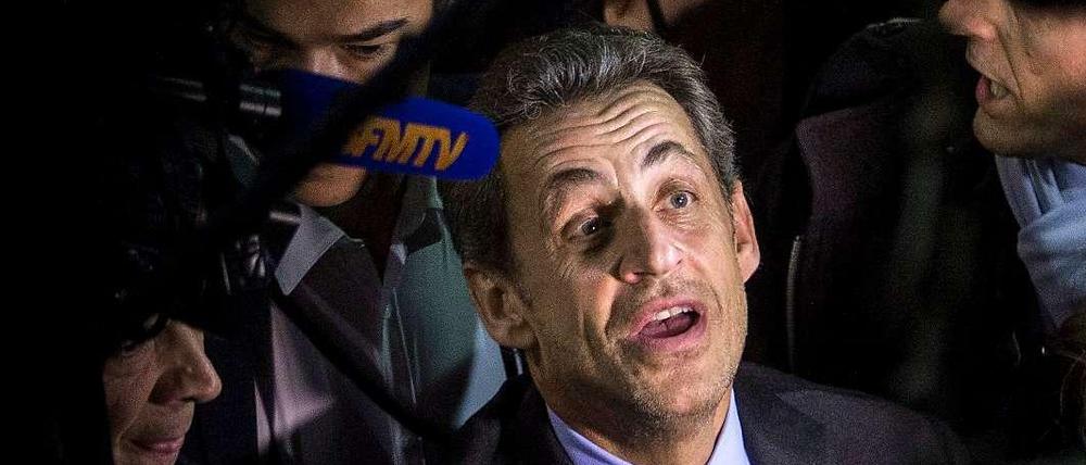 Nicolas Sarkozy bei einer Veranstaltung der UMP.
