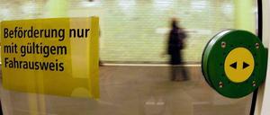 Klare Ansage. Viele halten sich in der BVG nur nicht daran.